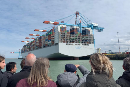 Visita al puerto de Zeebrugge